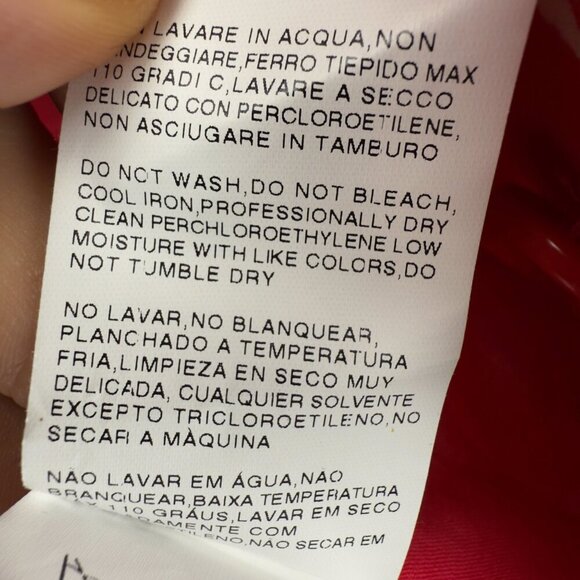 MAXMARA W-E 2023‎ Cotton Floral Maximalist Red Short Blazer Designer sz L 14 - Picture 10 of 11